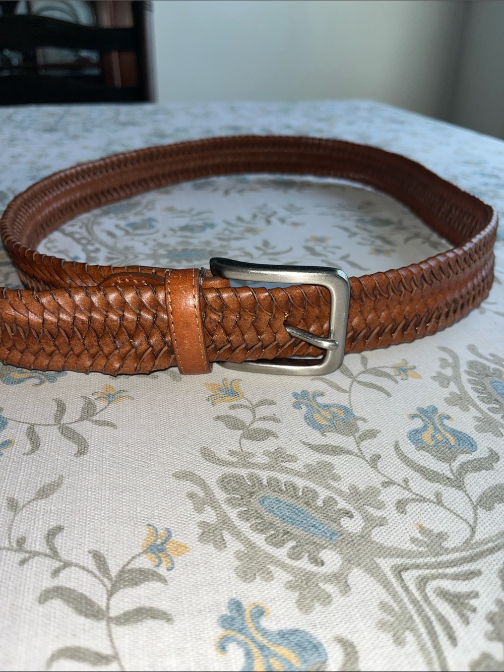 Tommy Bahama Braided Leather stretch Belt - Brown